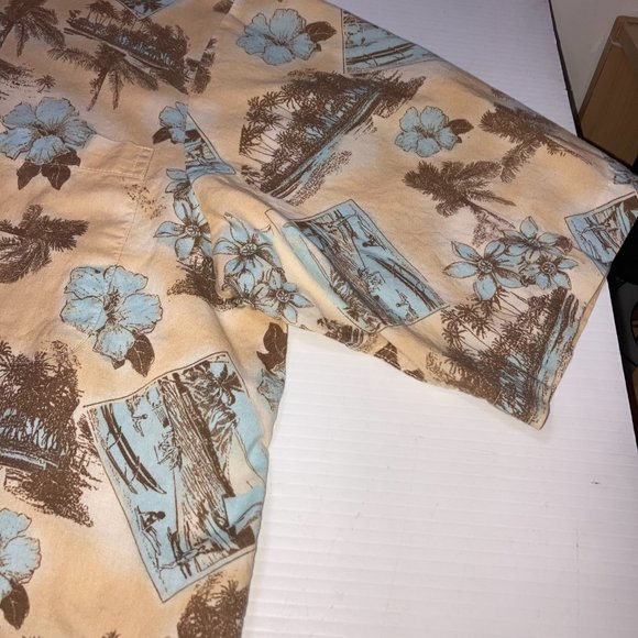 Vintage Joe Kealoha's Reyn Spooner Button Up Hawaiian short sleeve Shirt  Sz L - Picture 4 of 8